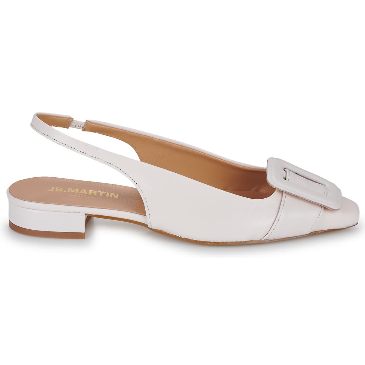Women's Ballet Flats JB Martin White