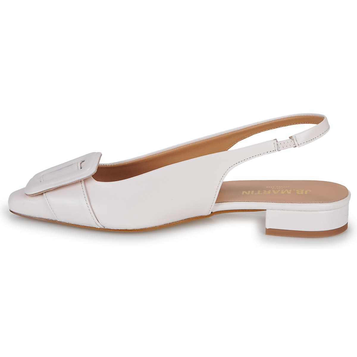 Women's Ballet Flats JB Martin White