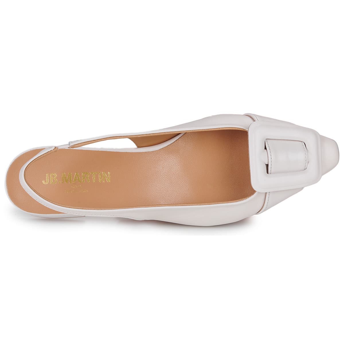 Women's Ballet Flats JB Martin White