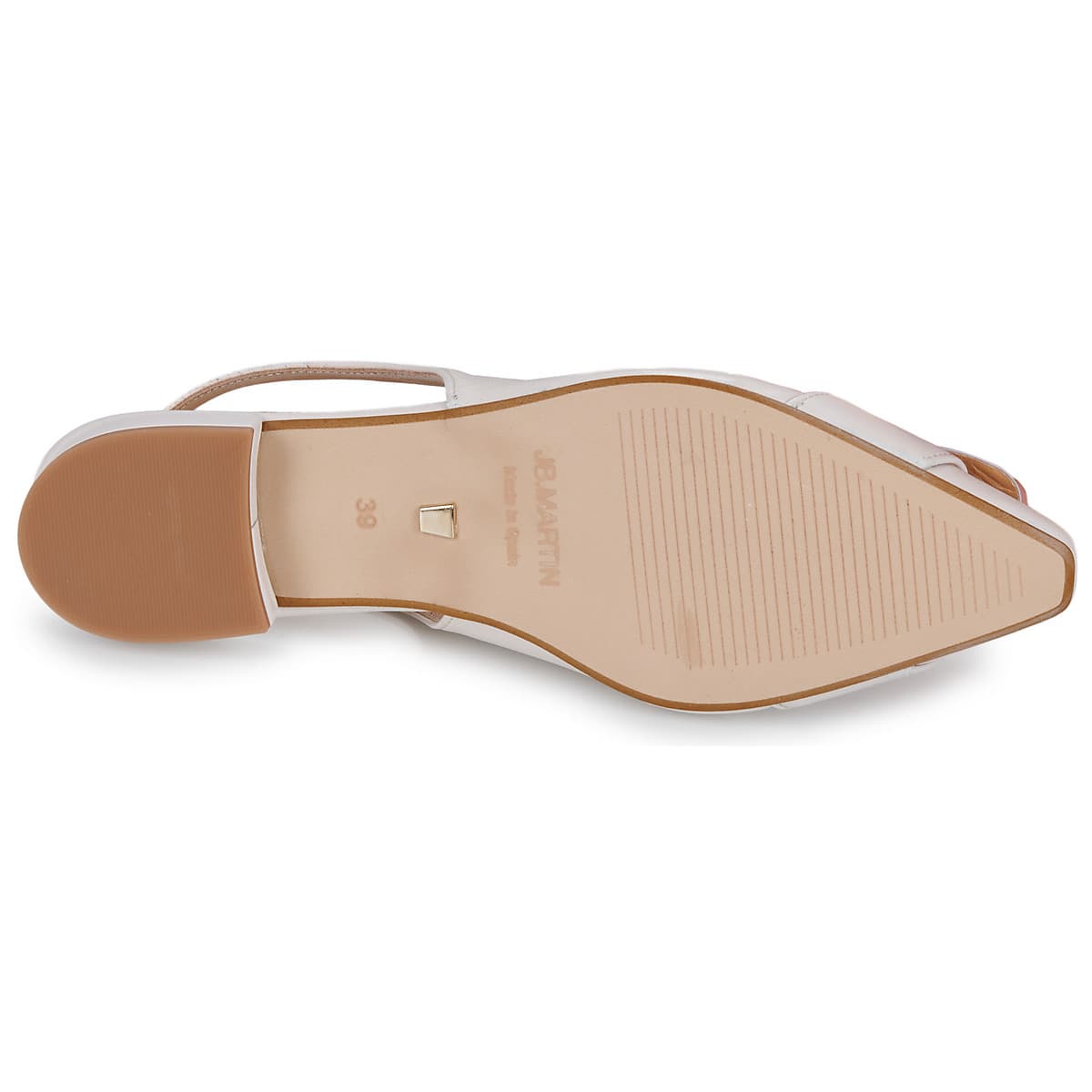 Women's Ballet Flats JB Martin White