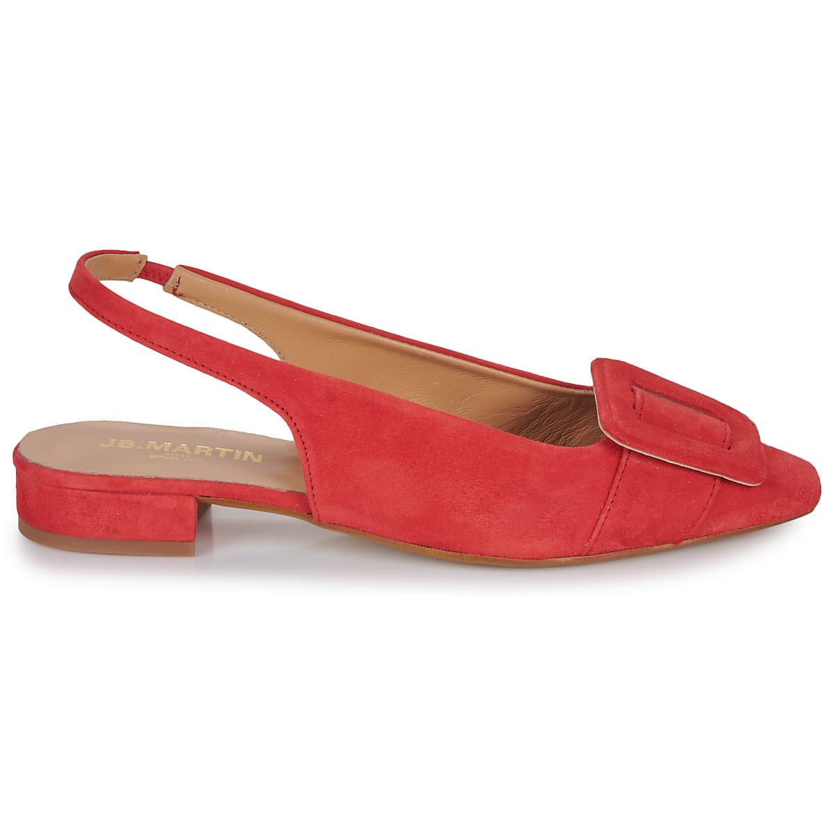 Women's Ballet Flats JB Martin Red