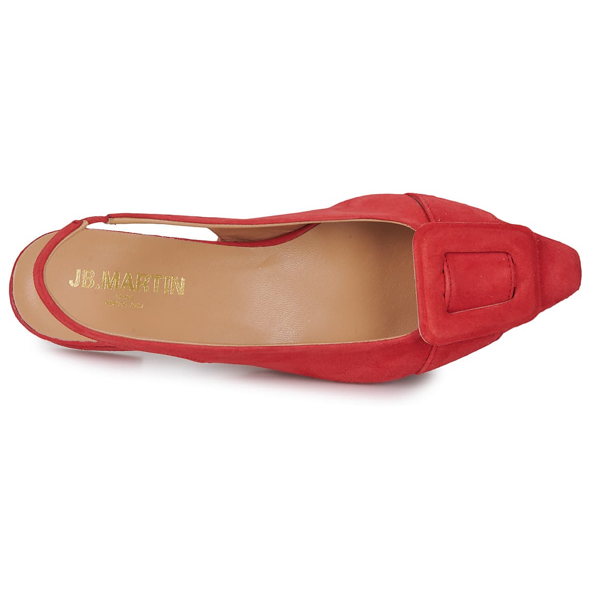 Women's Ballet Flats JB Martin Red