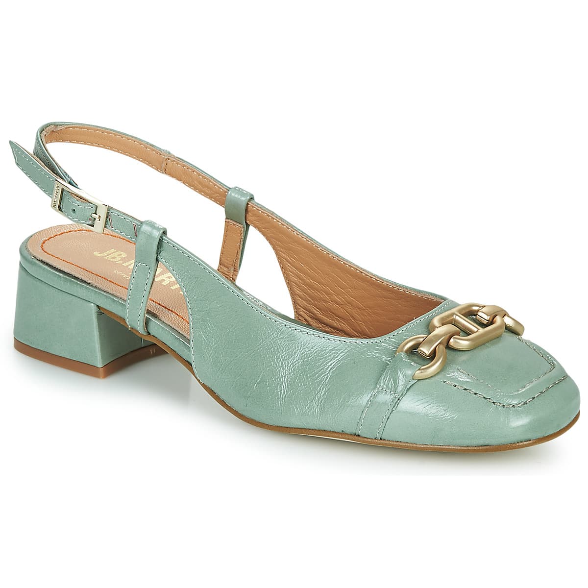 Women's Ballet Flats JB Martin Green