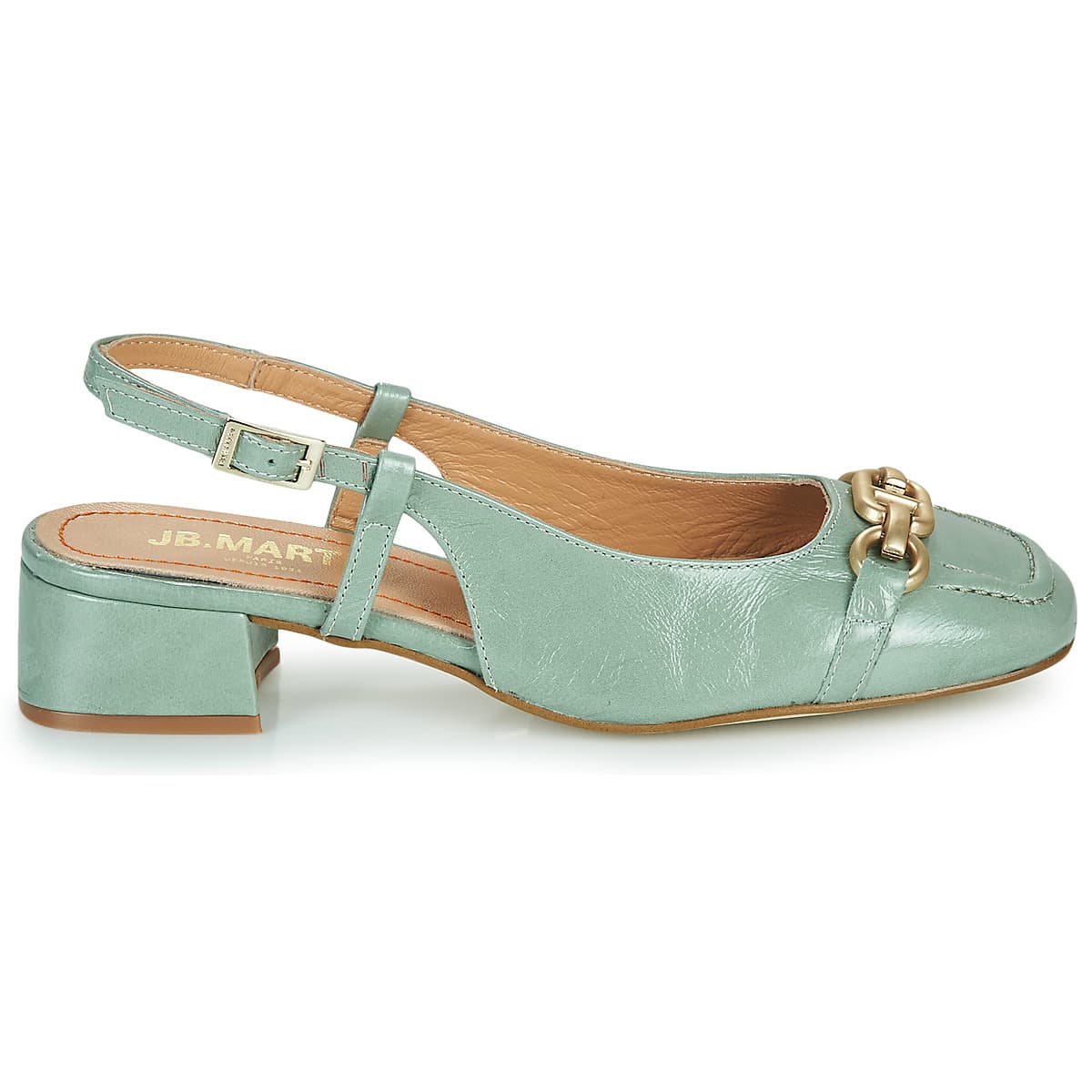 Women's Ballet Flats JB Martin Green
