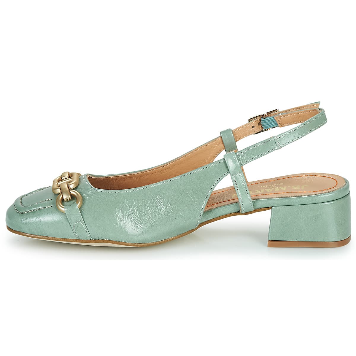 Women's Ballet Flats JB Martin Green