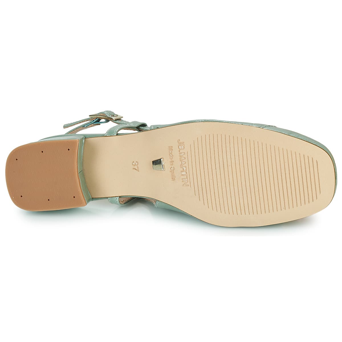 Women's Ballet Flats JB Martin Green