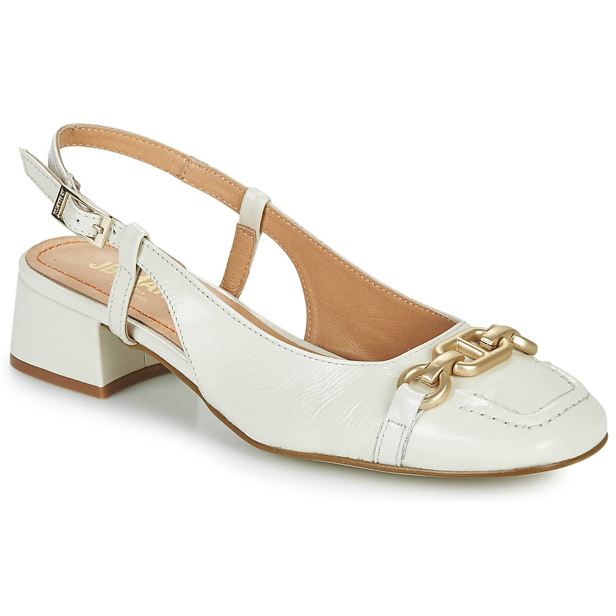 Women's Ballet Flats JB Martin White