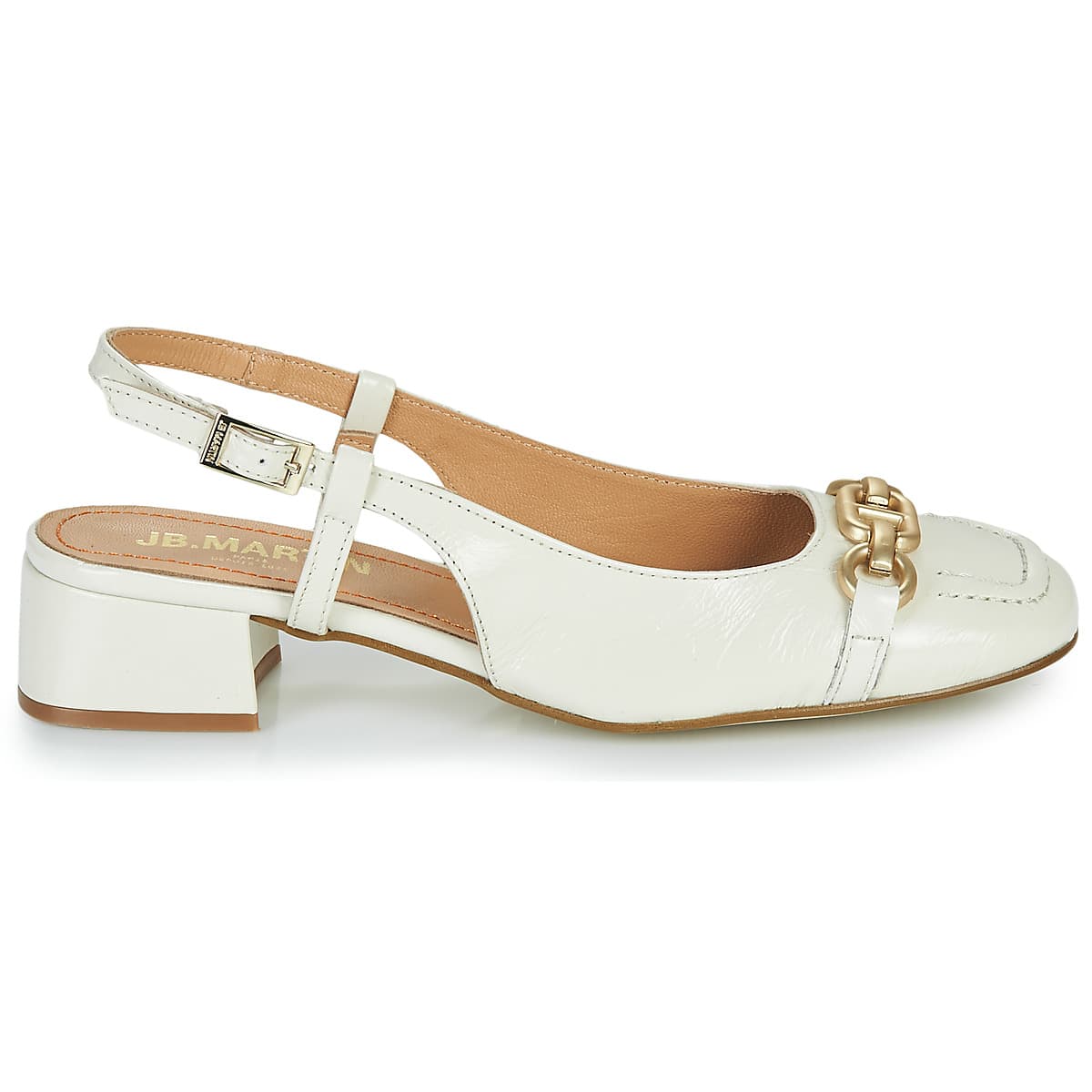Women's Ballet Flats JB Martin White