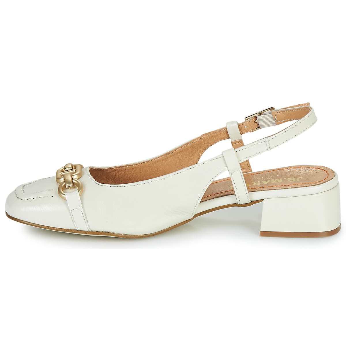 Women's Ballet Flats JB Martin White