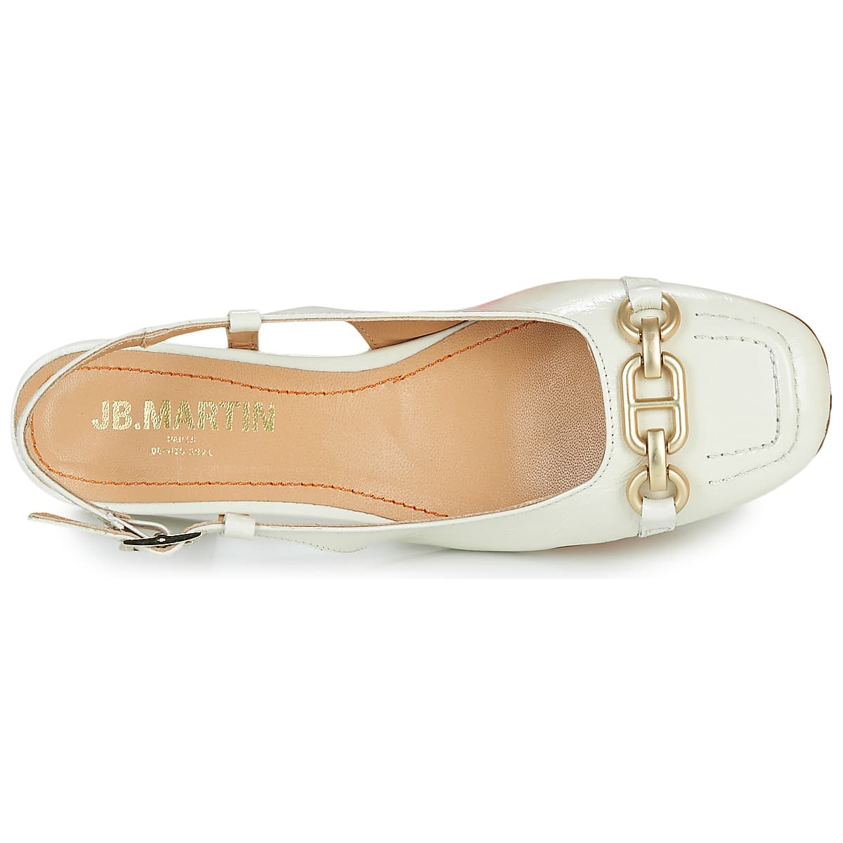 Women's Ballet Flats JB Martin White