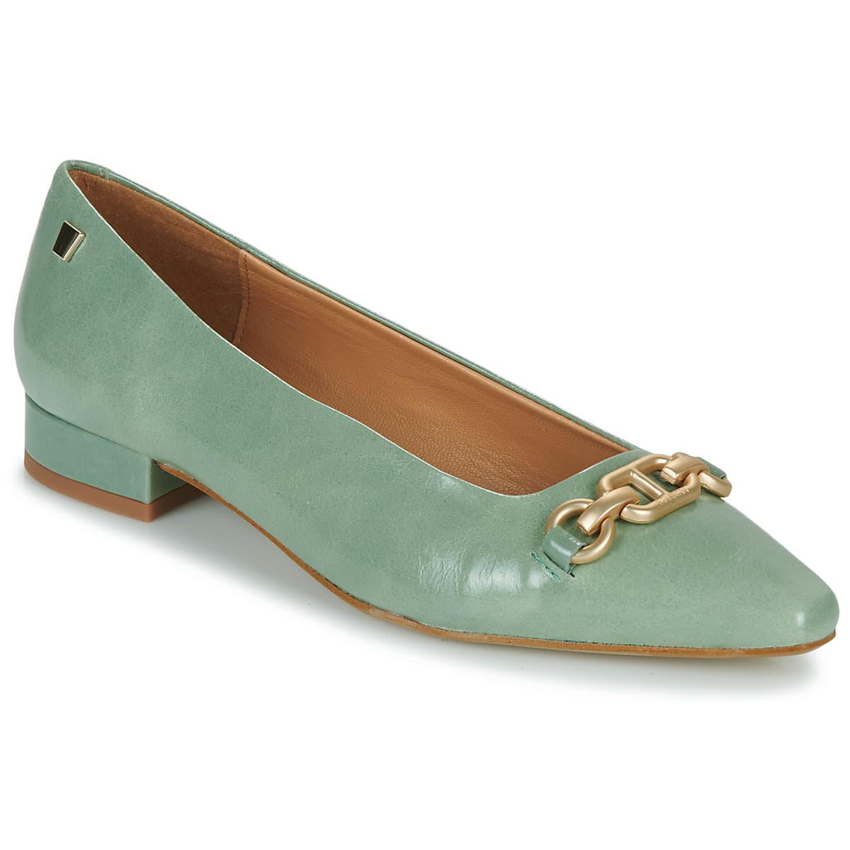 Women's Ballet Flats JB Martin Green
