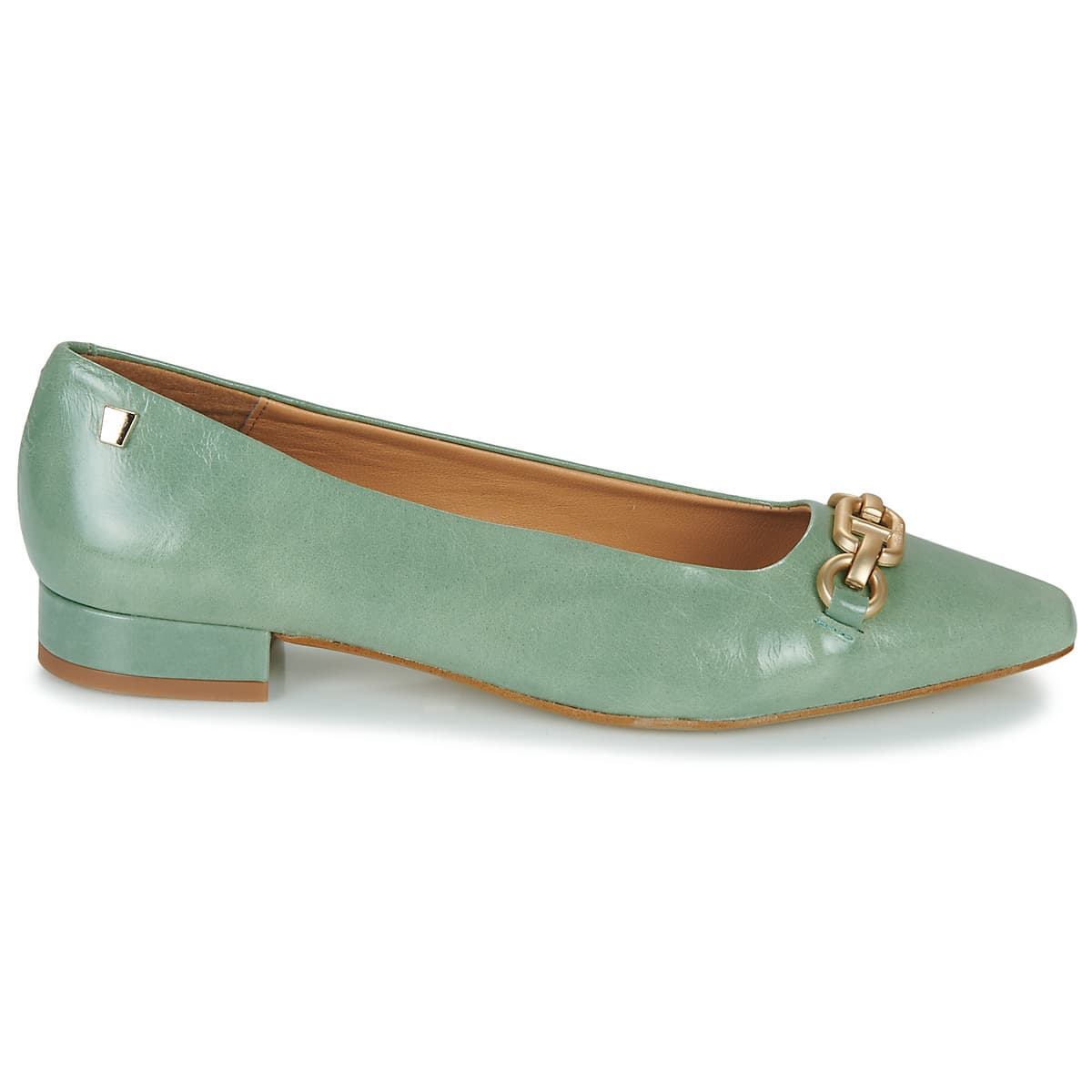 Women's Ballet Flats JB Martin Green