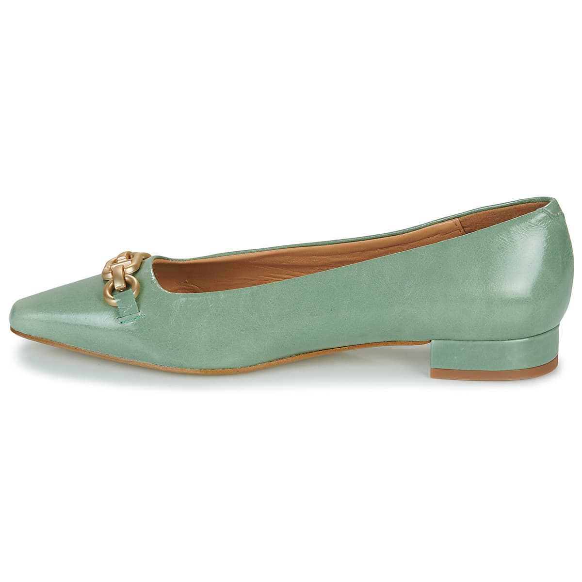 Women's Ballet Flats JB Martin Green