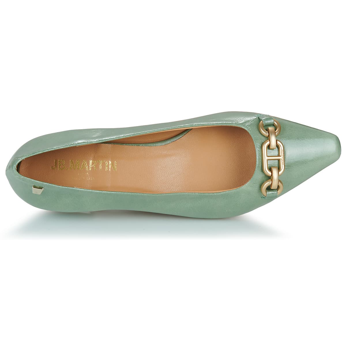 Women's Ballet Flats JB Martin Green