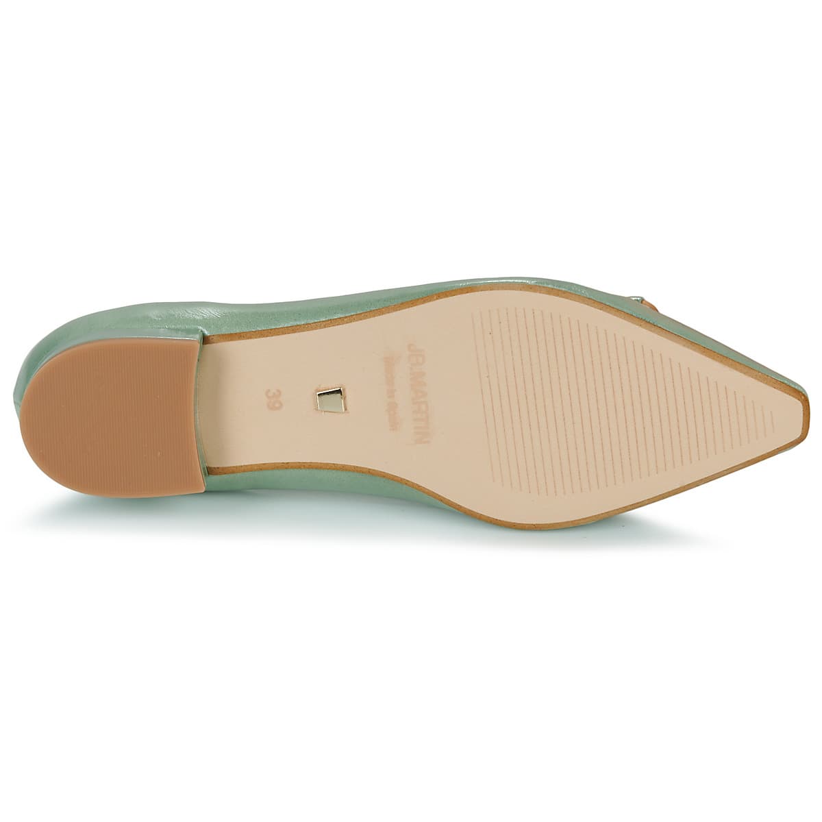 Women's Ballet Flats JB Martin Green