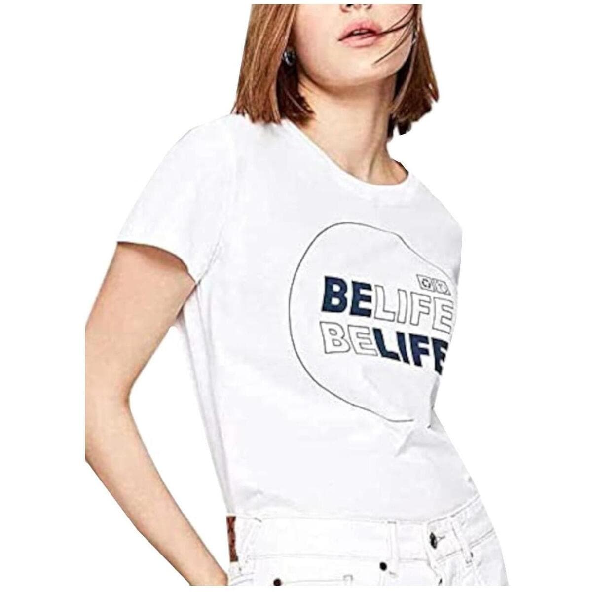 Women's T-Shirts Pepe Jeans White