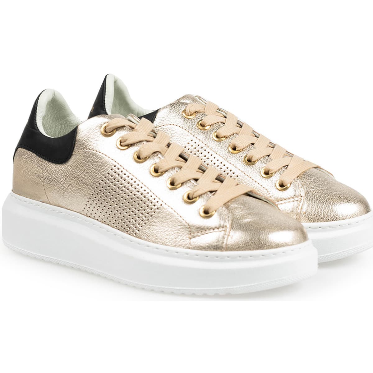 Women's Loafers Baldinini Gold