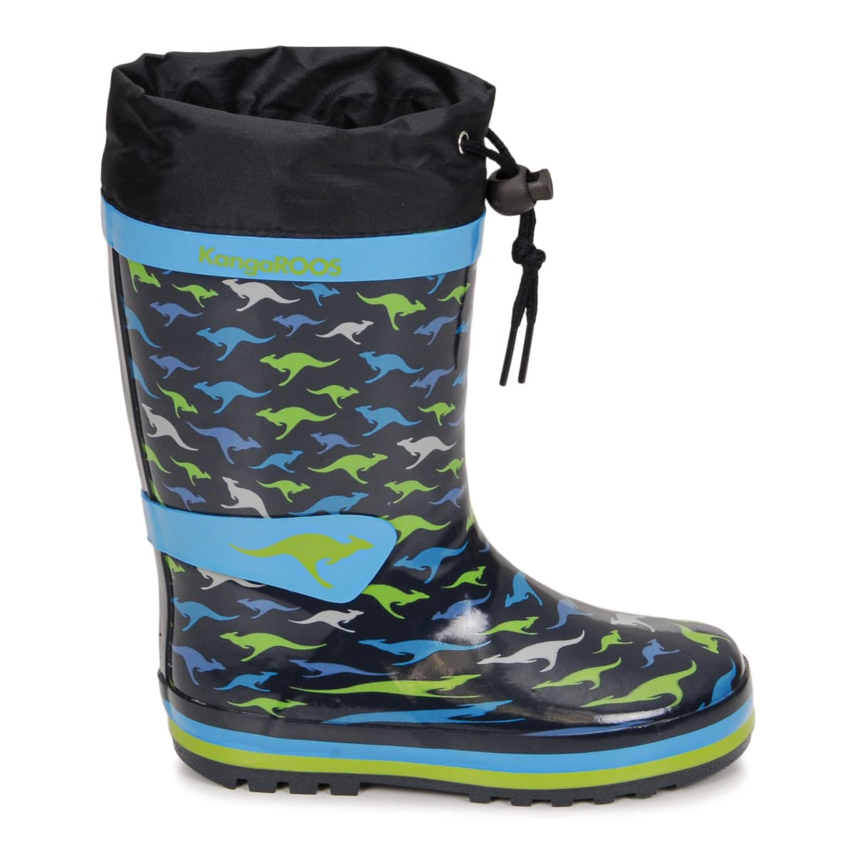 Boys' Wellington Boots Kangaroos Blue