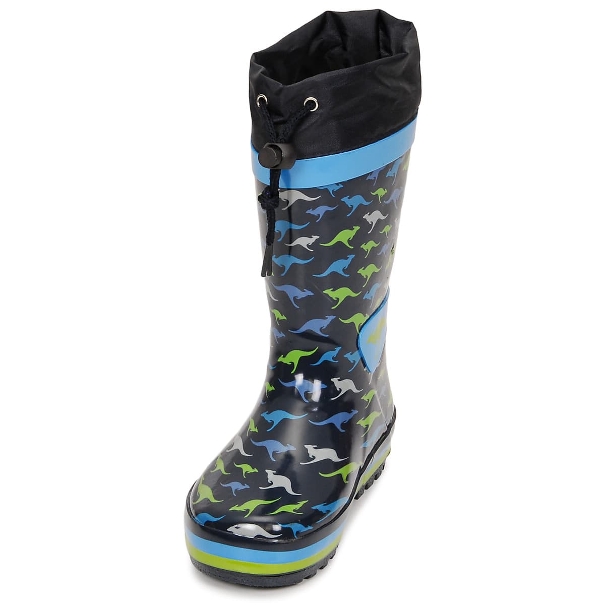 Boys' Wellington Boots Kangaroos Blue