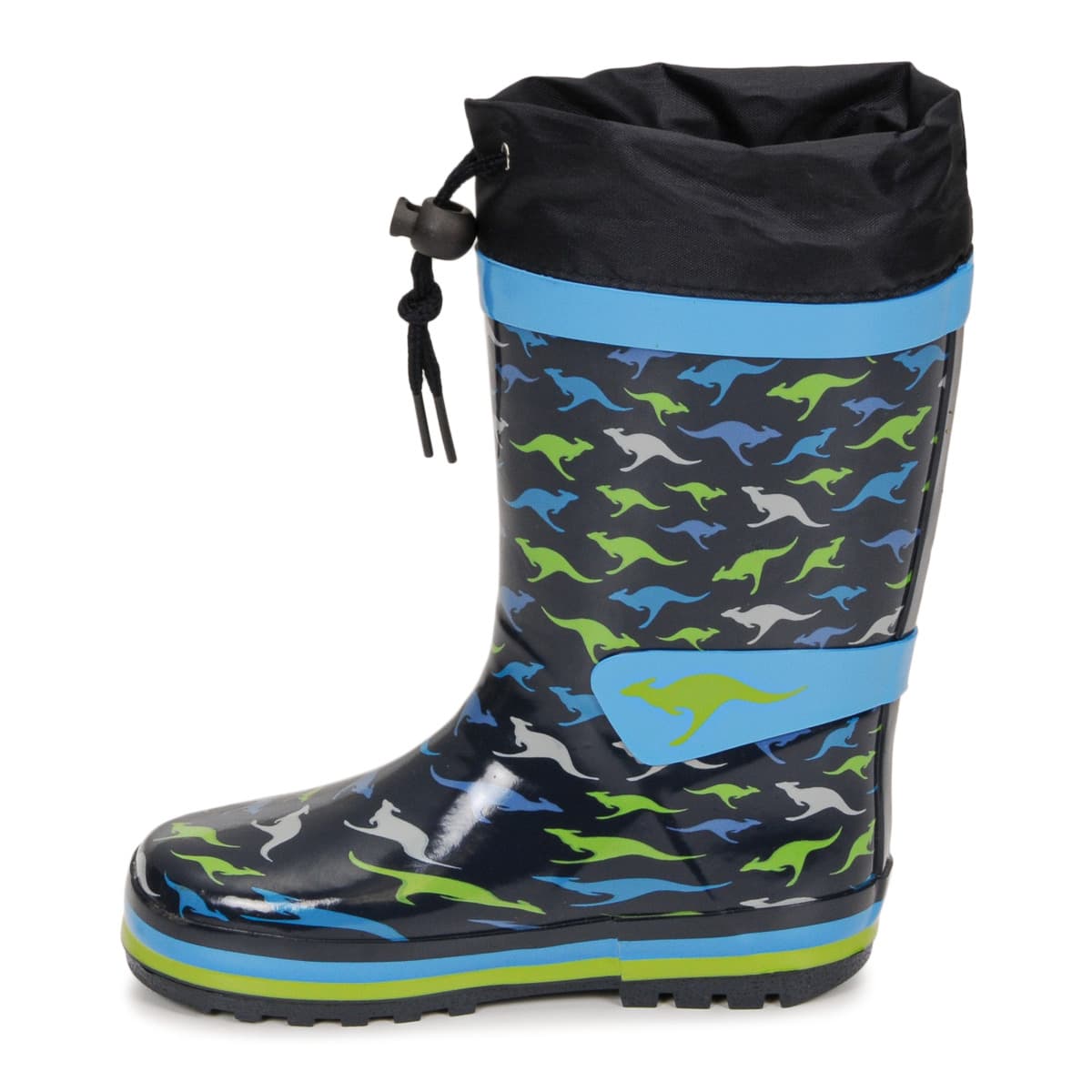 Boys' Wellington Boots Kangaroos Blue