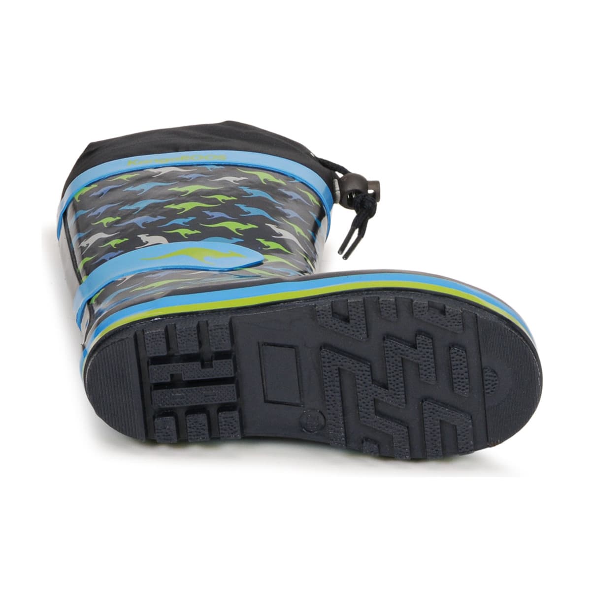 Boys' Wellington Boots Kangaroos Blue