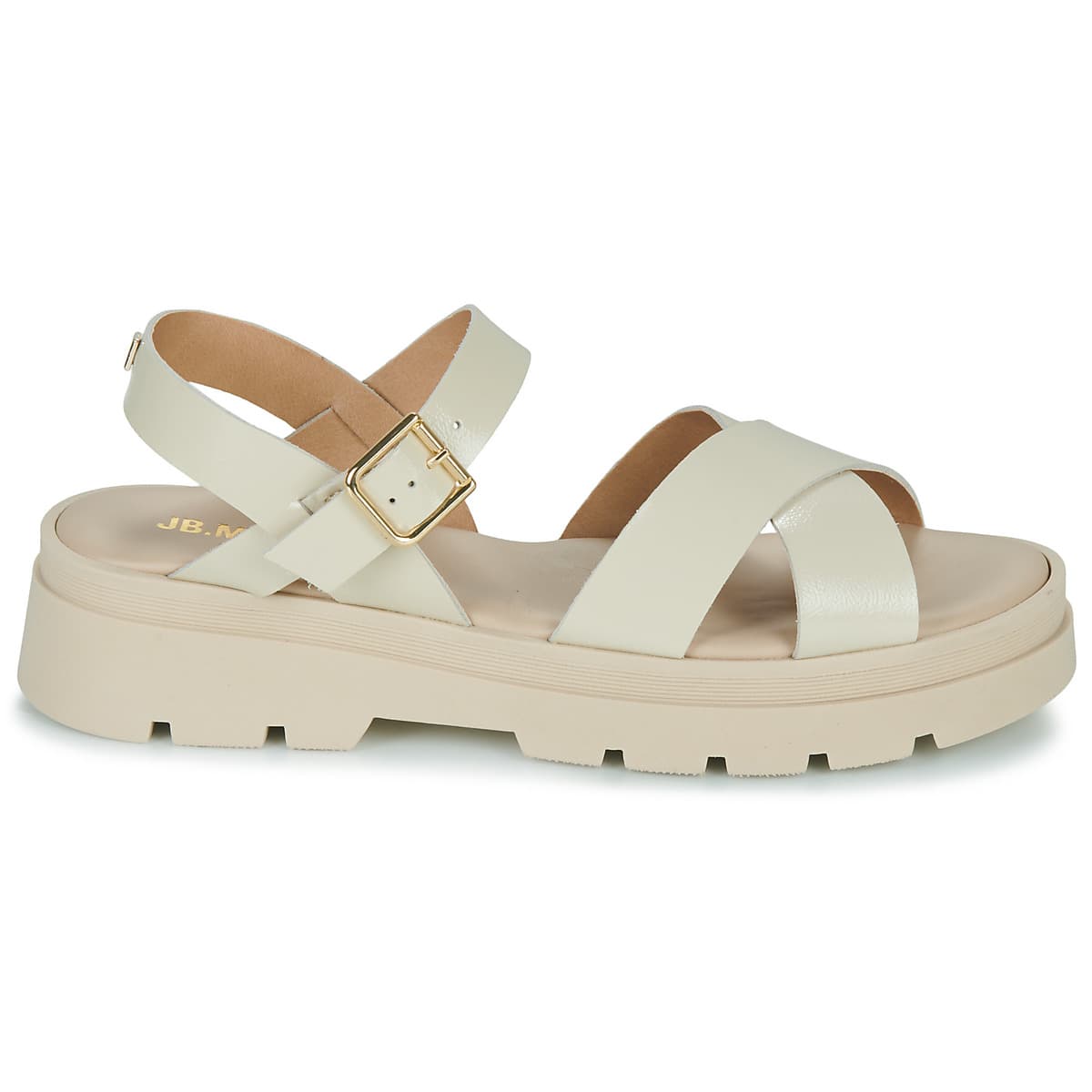 Women's Platforms JB Martin White