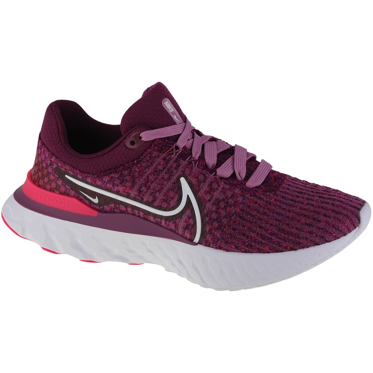 Nike React Infinity Run Flyknit 3 DD3024-500 Γυναικεία Αθλητικά Παπούτσια Running Μωβ