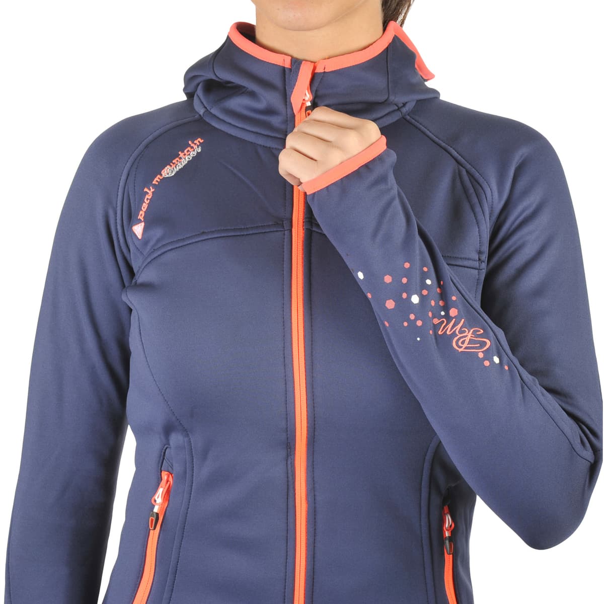 Women's Sweatshirts Peak Mountain Blue