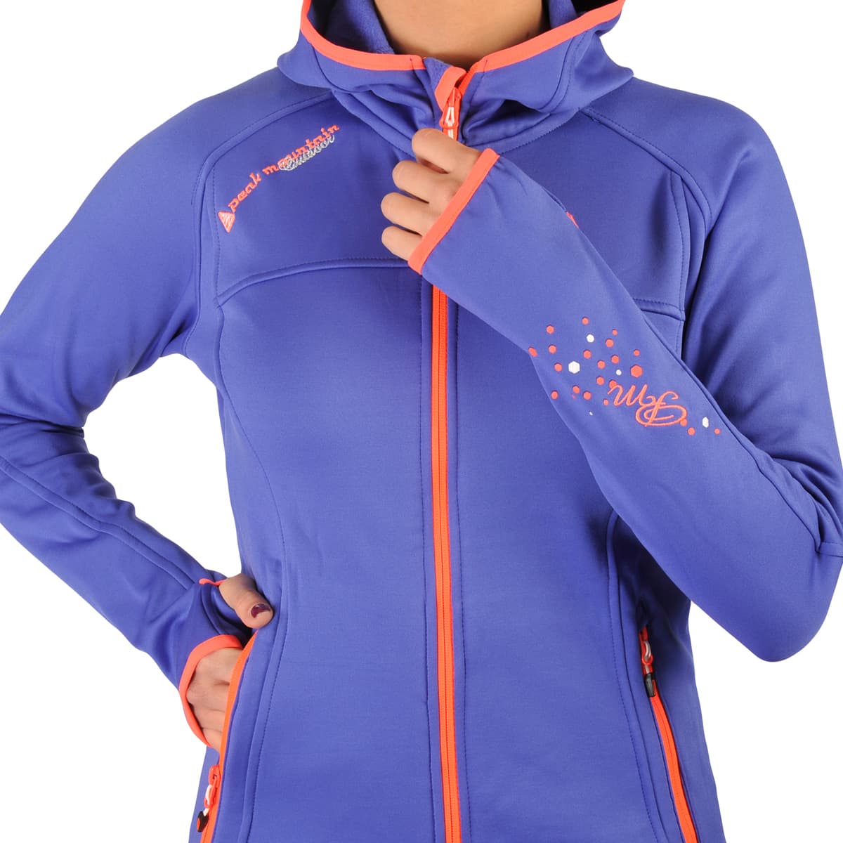 Women's Sweatshirts Peak Mountain Purple