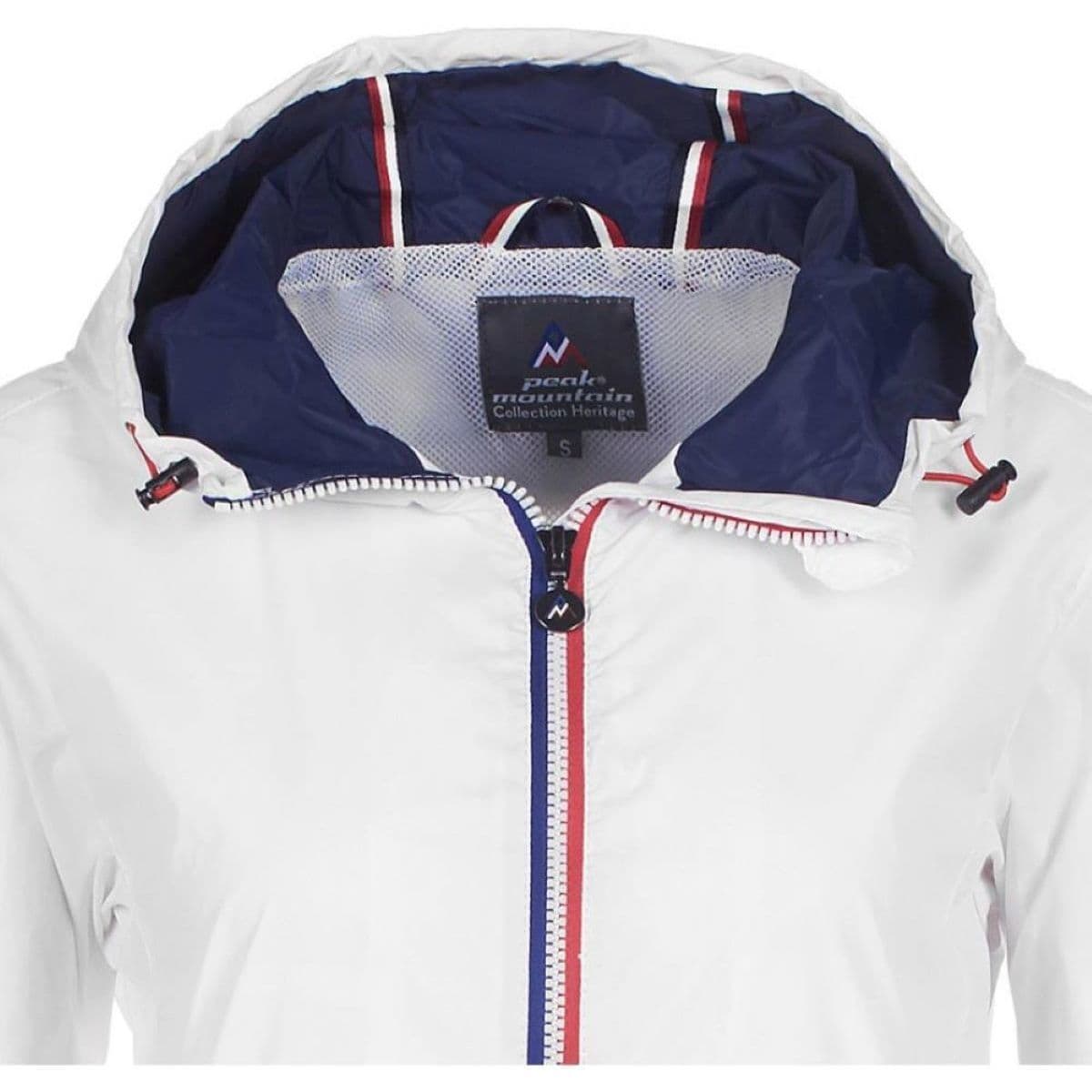 Women's Windbreakers Peak Mountain White