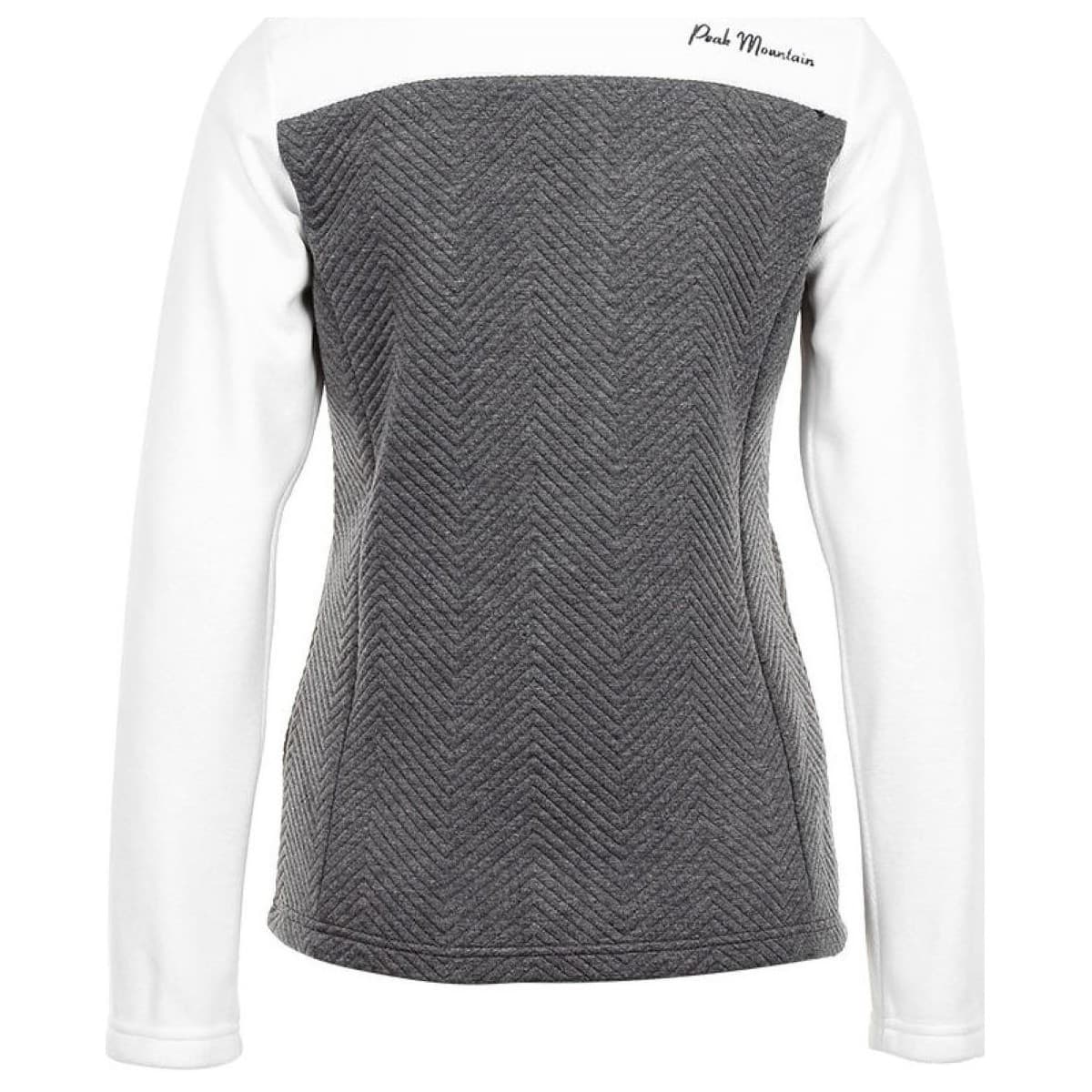 Women's Sweatshirts Peak Mountain Gray