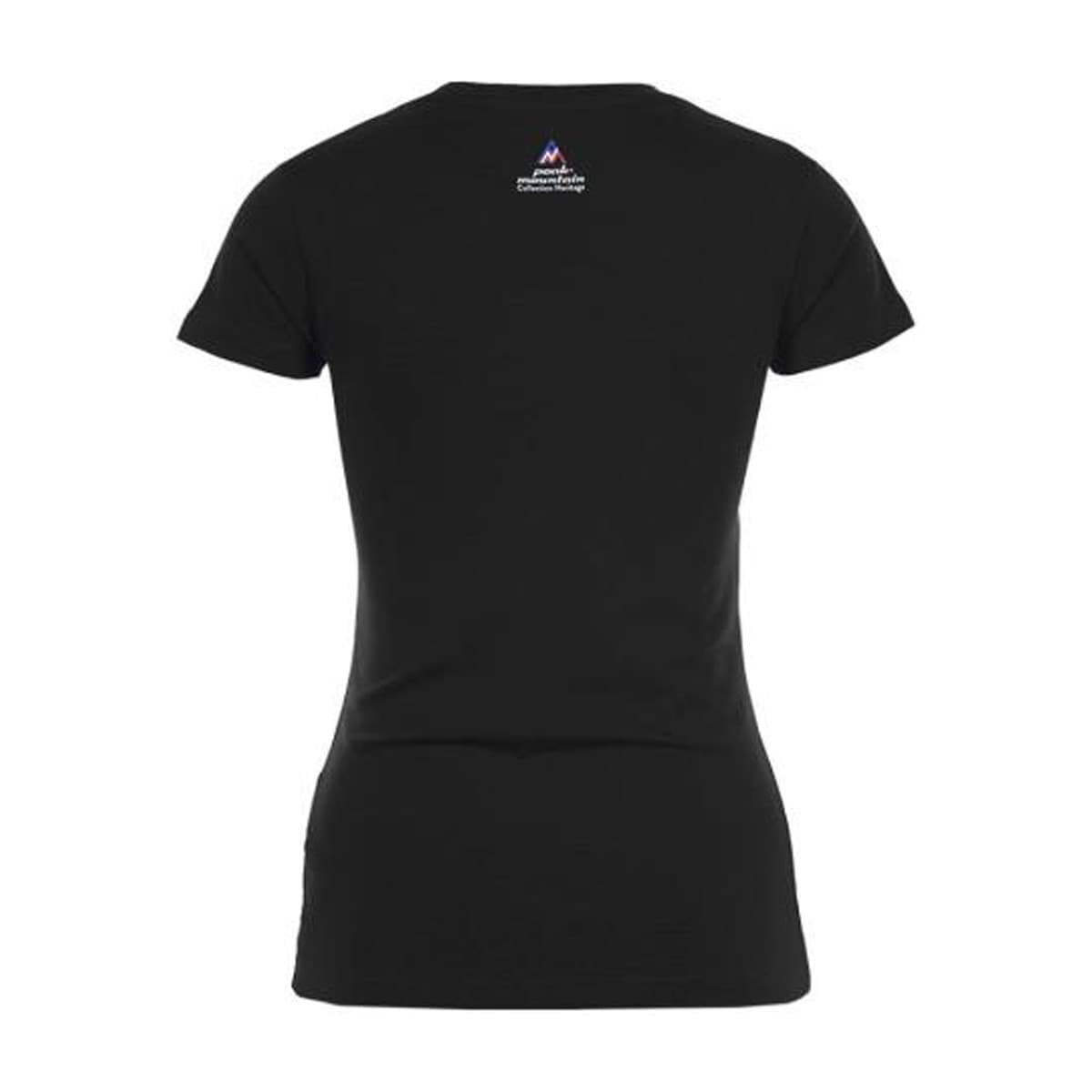 Women's T-Shirts Peak Mountain Black
