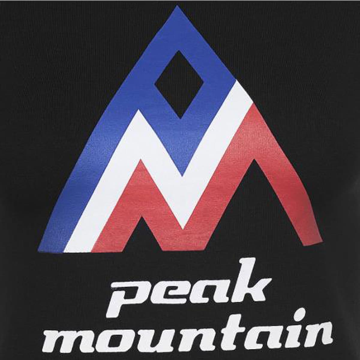 Women's T-Shirts Peak Mountain Black