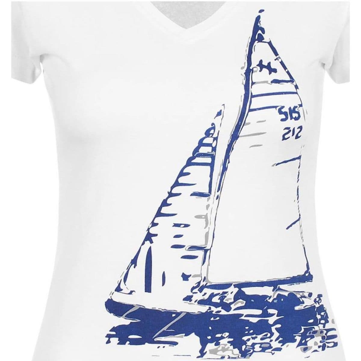 Women's T-Shirts Vent Du Cap White
