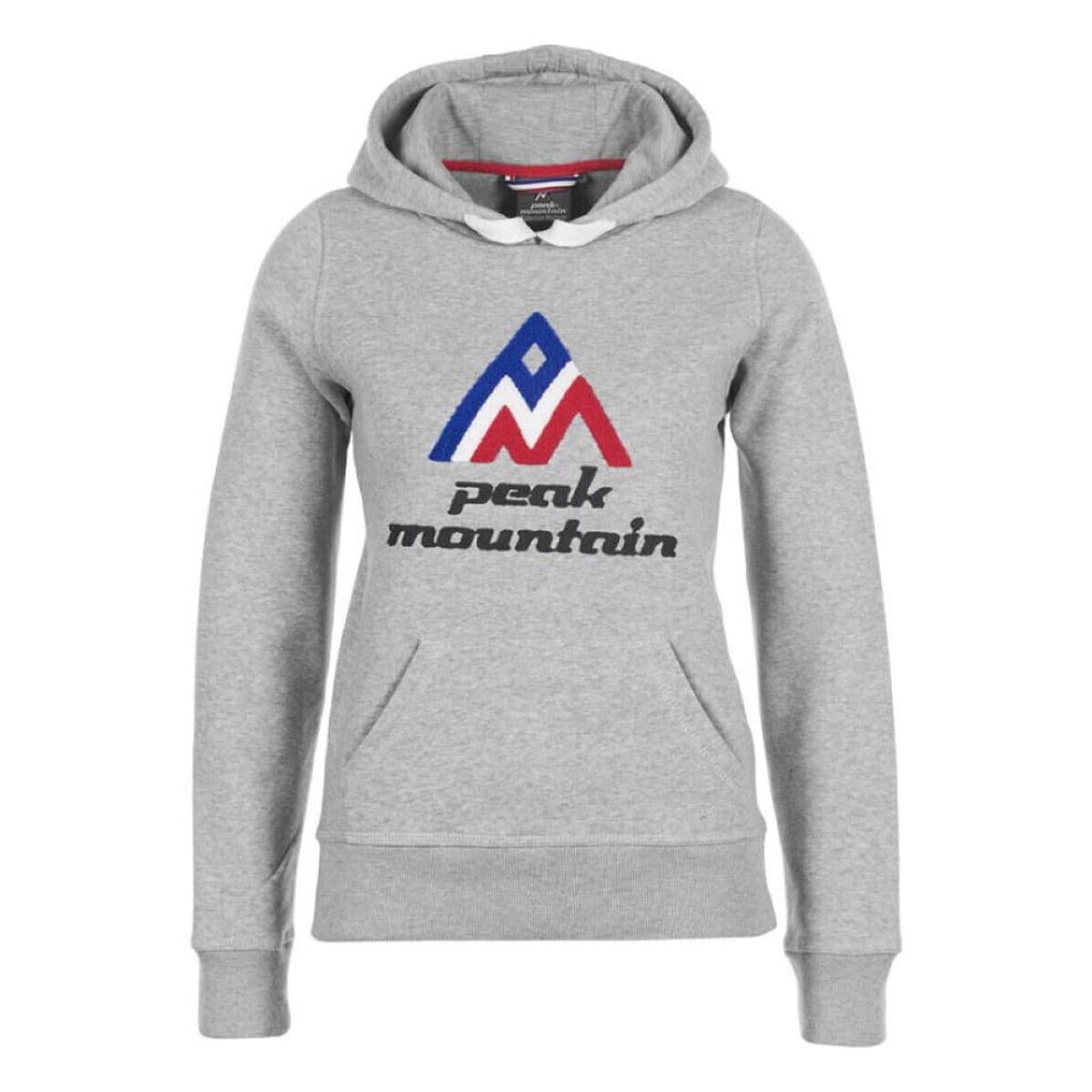 Women's Sweatshirts Peak Mountain Gray