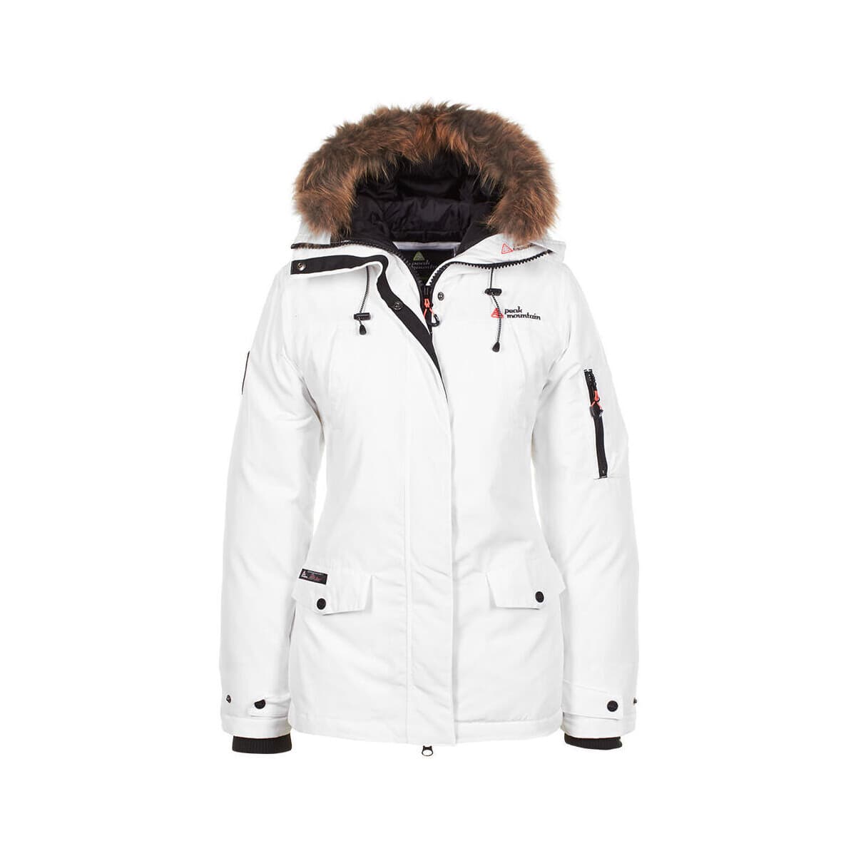 Women's Parkas Peak Mountain White
