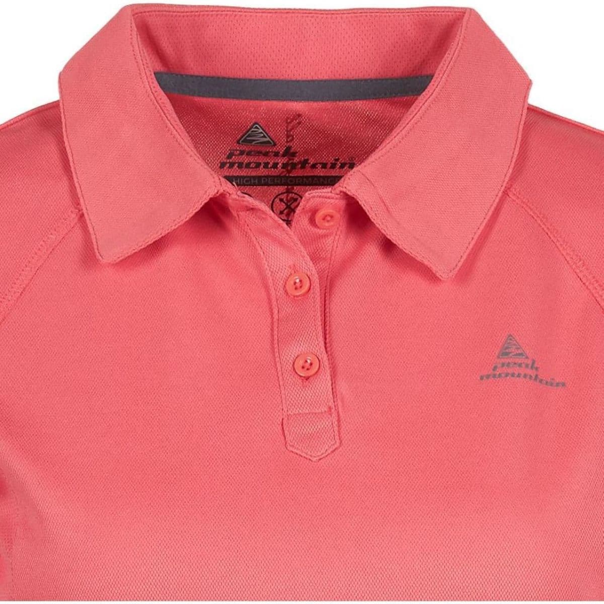 Women's Polo Shirts Peak Mountain Orange