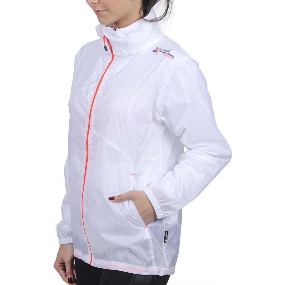 Women's Windbreakers Peak Mountain White