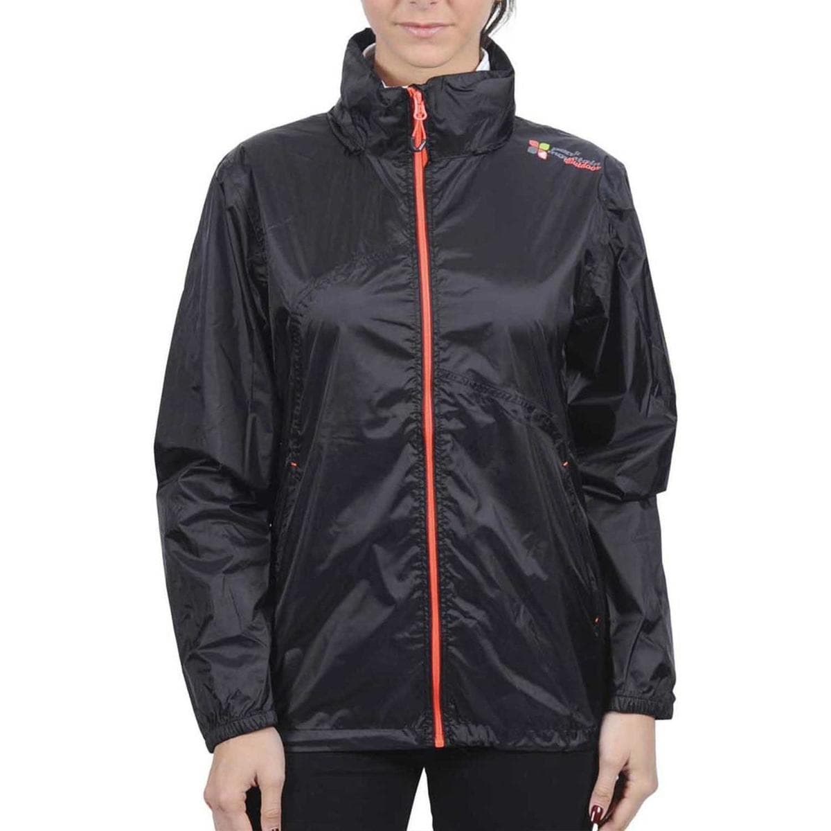 Women's Windbreakers Peak Mountain Black