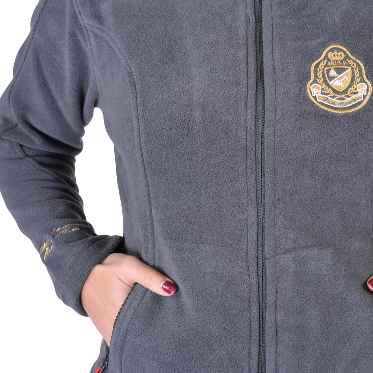 Women's Sweatshirts Peak Mountain Gray