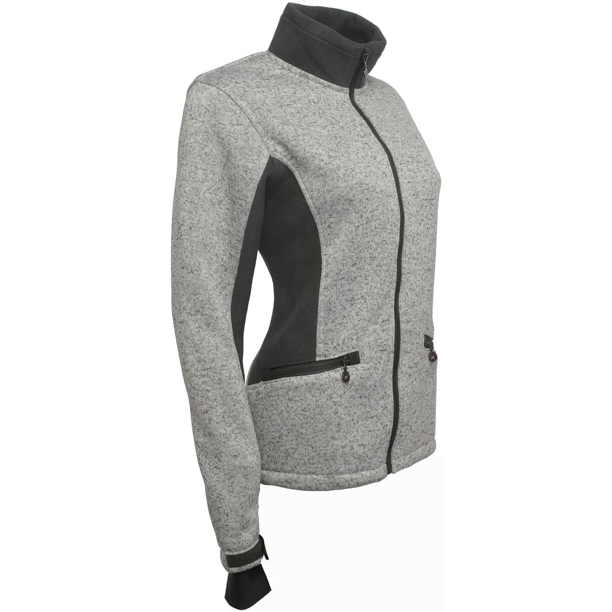 Women's Sweatshirts Peak Mountain Gray
