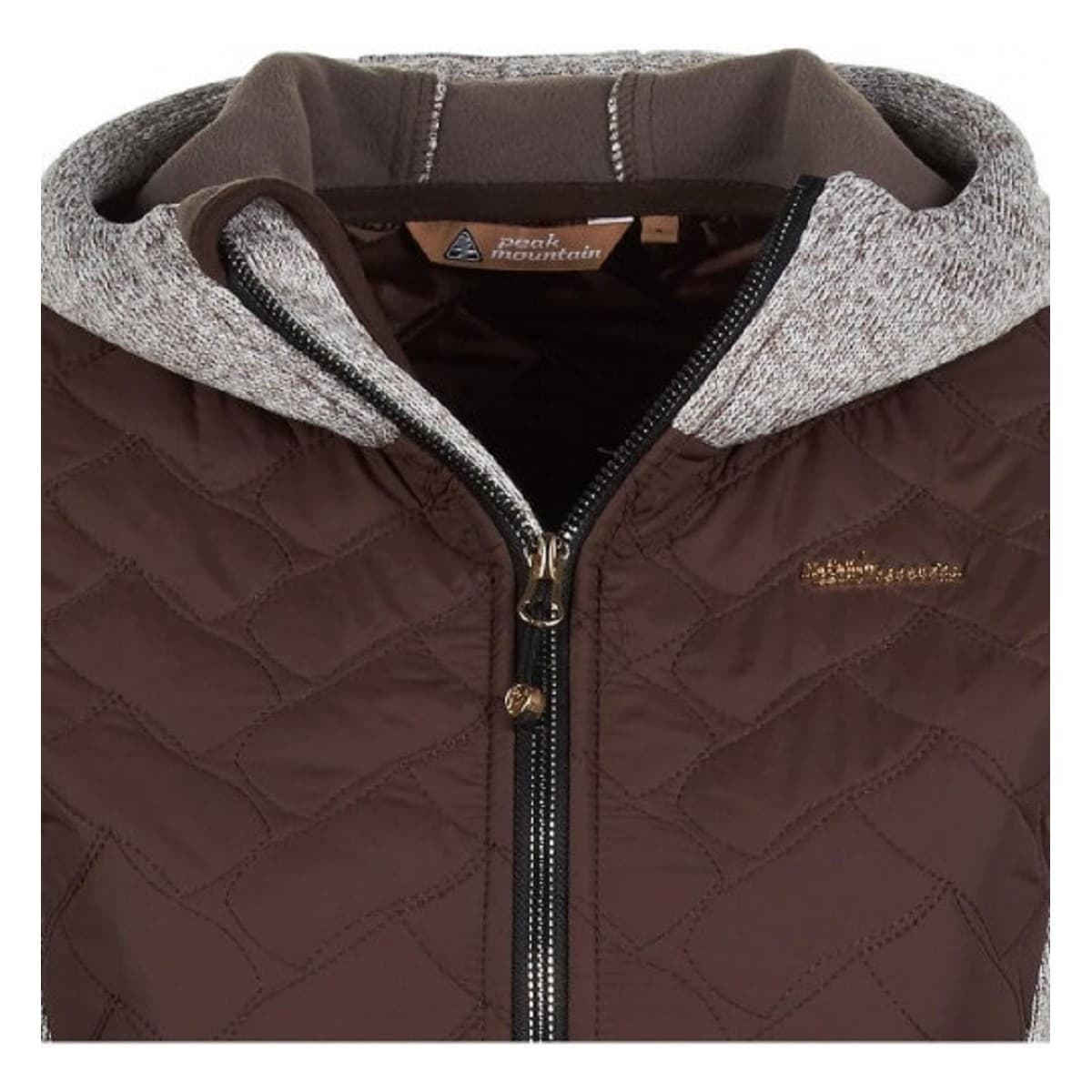 Women's Sweatshirts Peak Mountain Brown