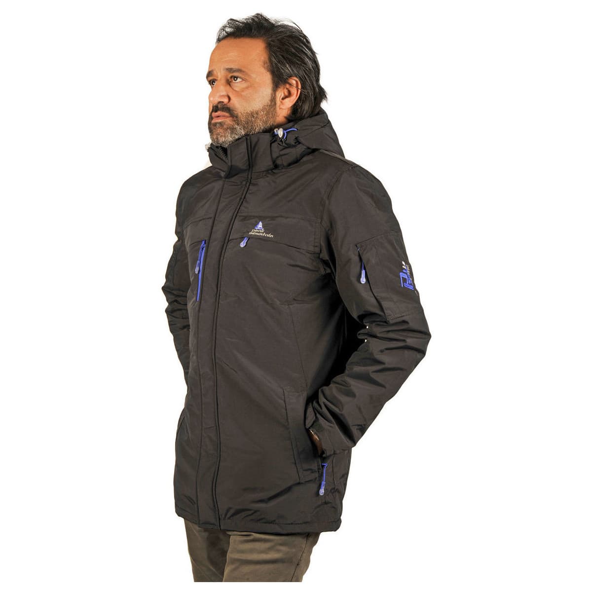 Men's Parkas Peak Mountain Black