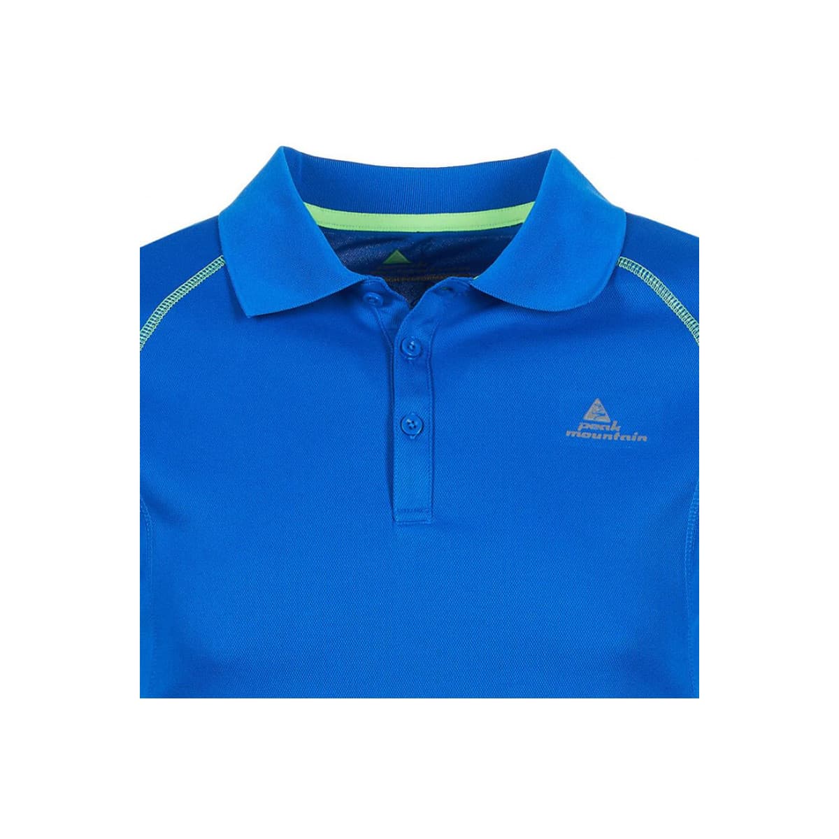 Men's Polo Shirts Peak Mountain Blue