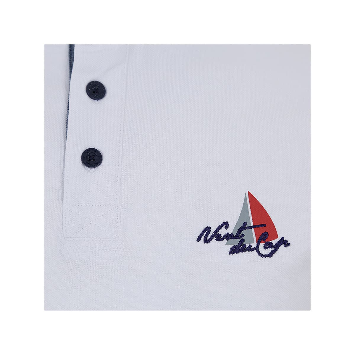 Men's Polo Shirts Vent Du Cap White