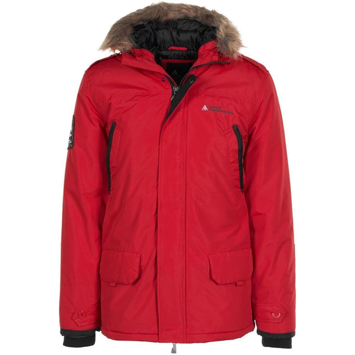 Men's Parkas Peak Mountain Red