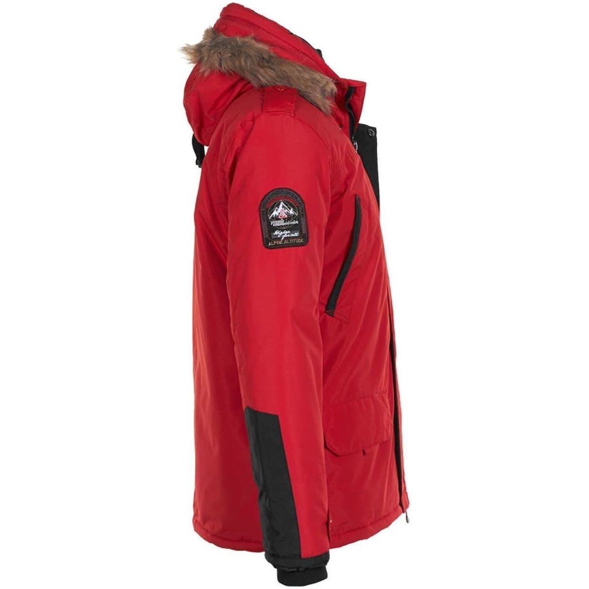 Men's Parkas Peak Mountain Red