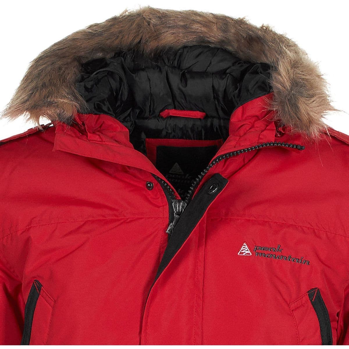 Men's Parkas Peak Mountain Red