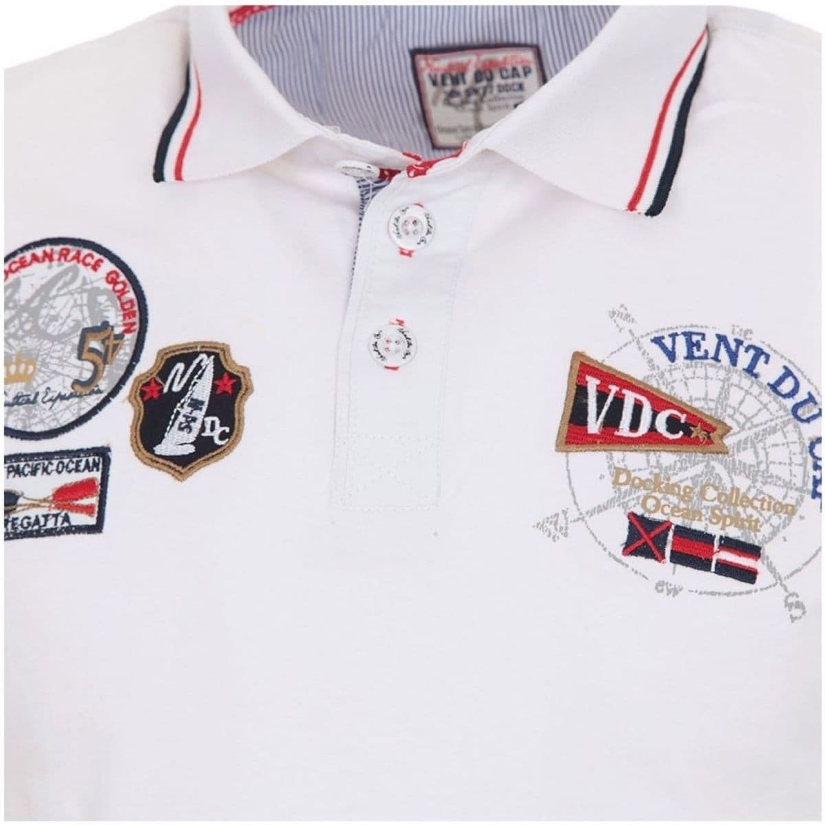 Men's Polo Shirts Vent Du Cap White