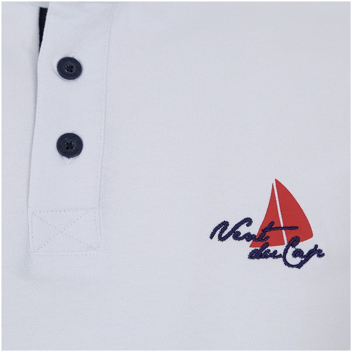 Men's Polo Shirts Vent Du Cap White